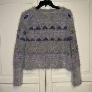 Dannijo mohair embroidered sweater